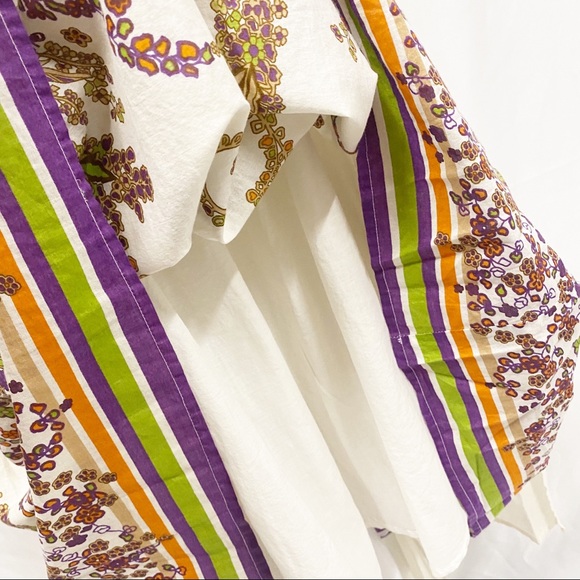 Moda International Boho Cream Floral Strapless Maxi Dress - Picture 9 of 11